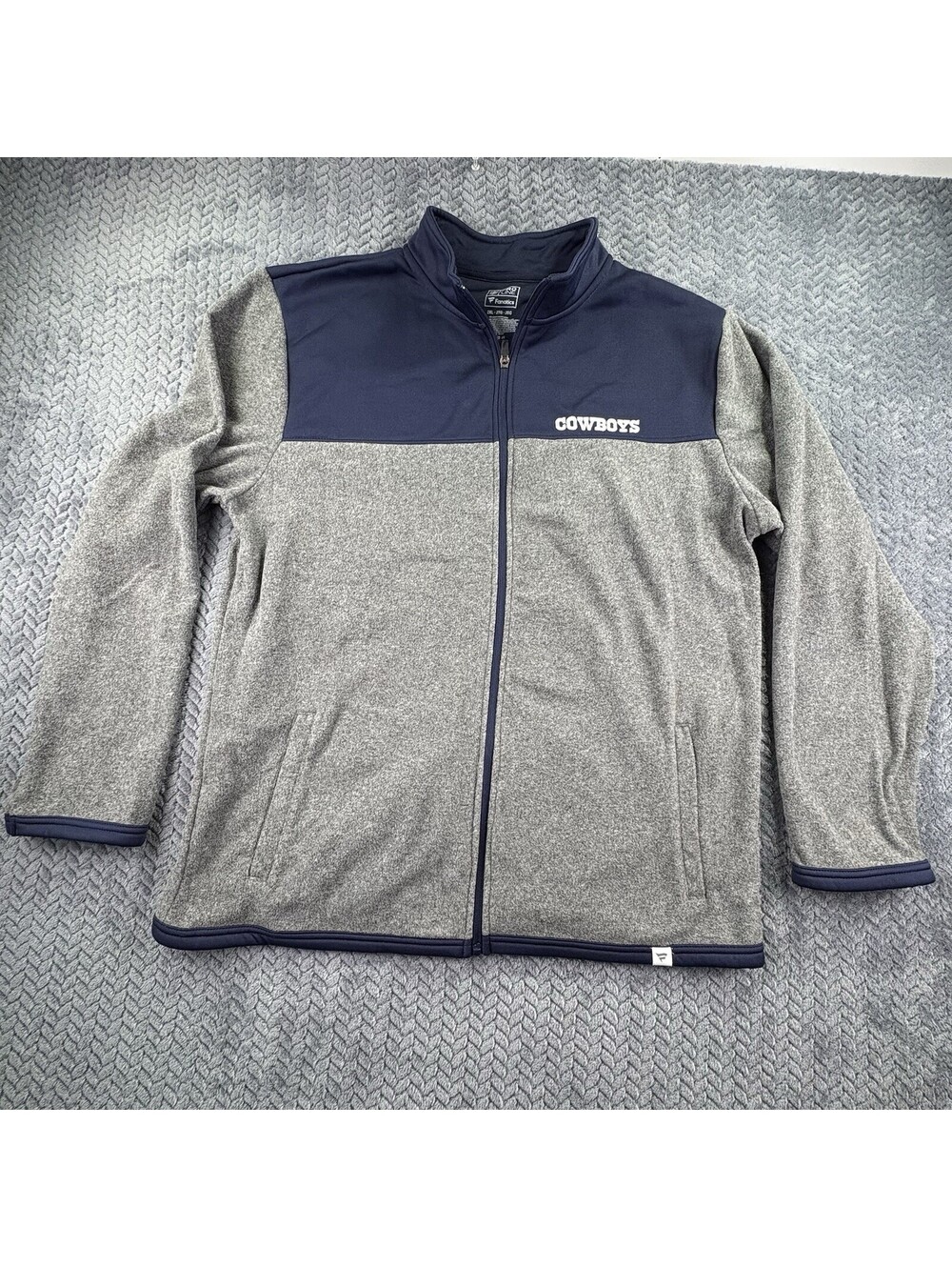 Fanatics NFL Cowboy’s ProLine Blue/Gray jacket Size XXL (0037)